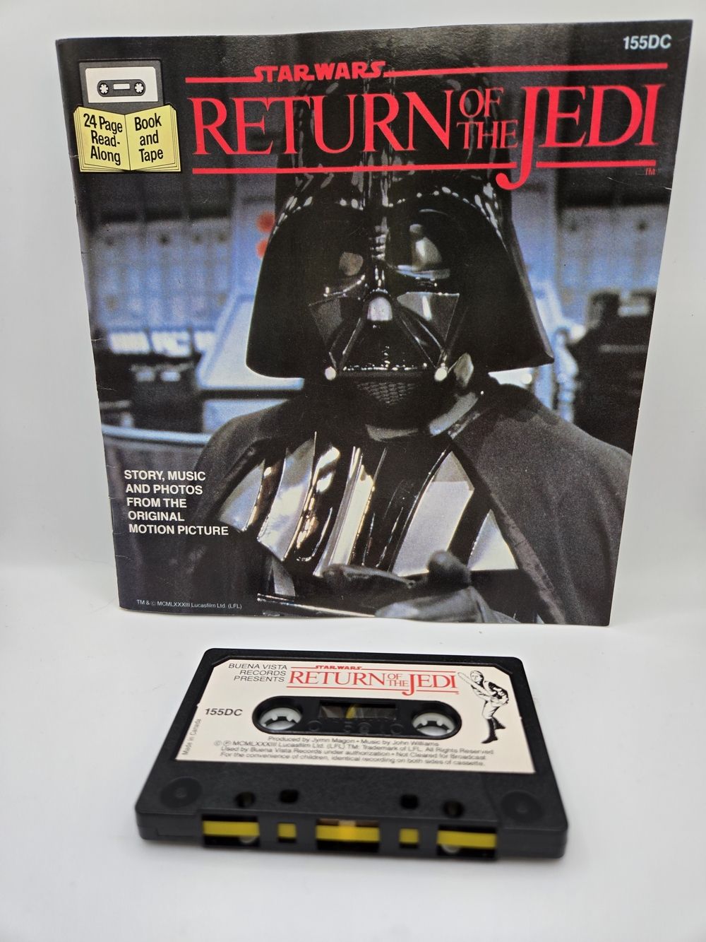 Vintage Star Wars Return of the Jedi Read-Along Book & Tape